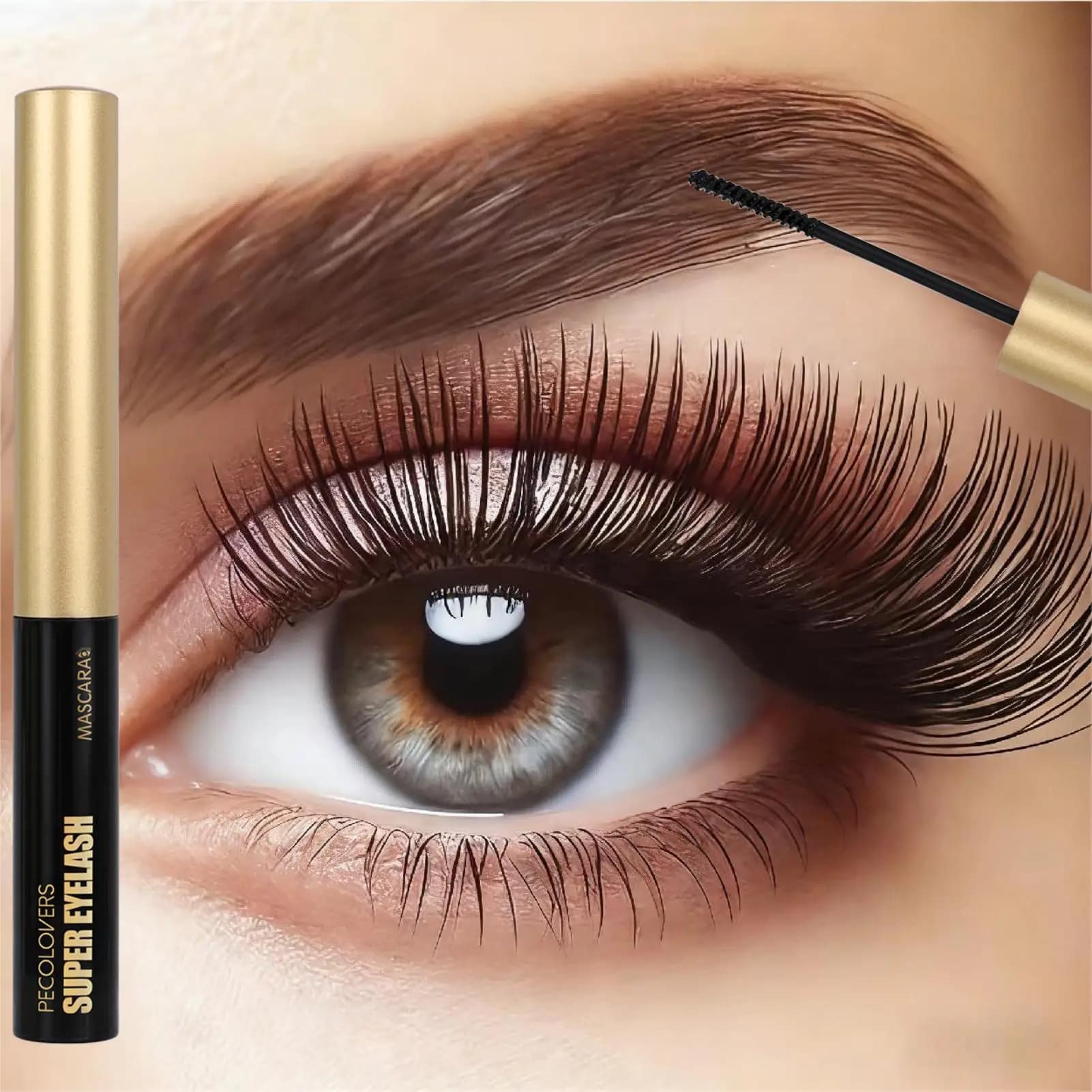 1PC Mascara 5D for long-lasting curved eyelashes, natural, voluminous, black, for extension and styling of eyelashes