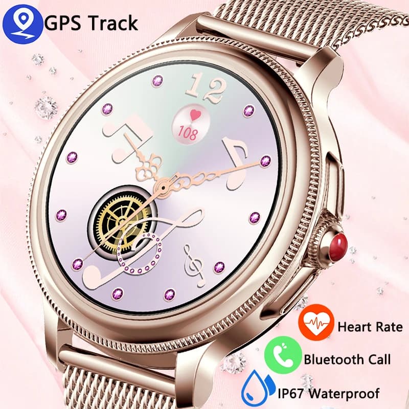 Smartwatch per la Salute 2026 da 1.2 " con Monitoraggio della Frequenza Cardiaca, Chiamate Bluetooth, Impermeabile IP67, Smartwatch Sportivo da Donna