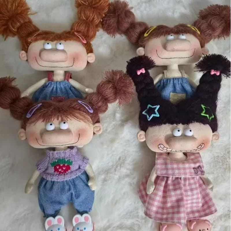 Funny surprise doll, leather pants, clown doll, relaxing cloth doll, sleeping doll, doll, birthday gift for children, ornament
