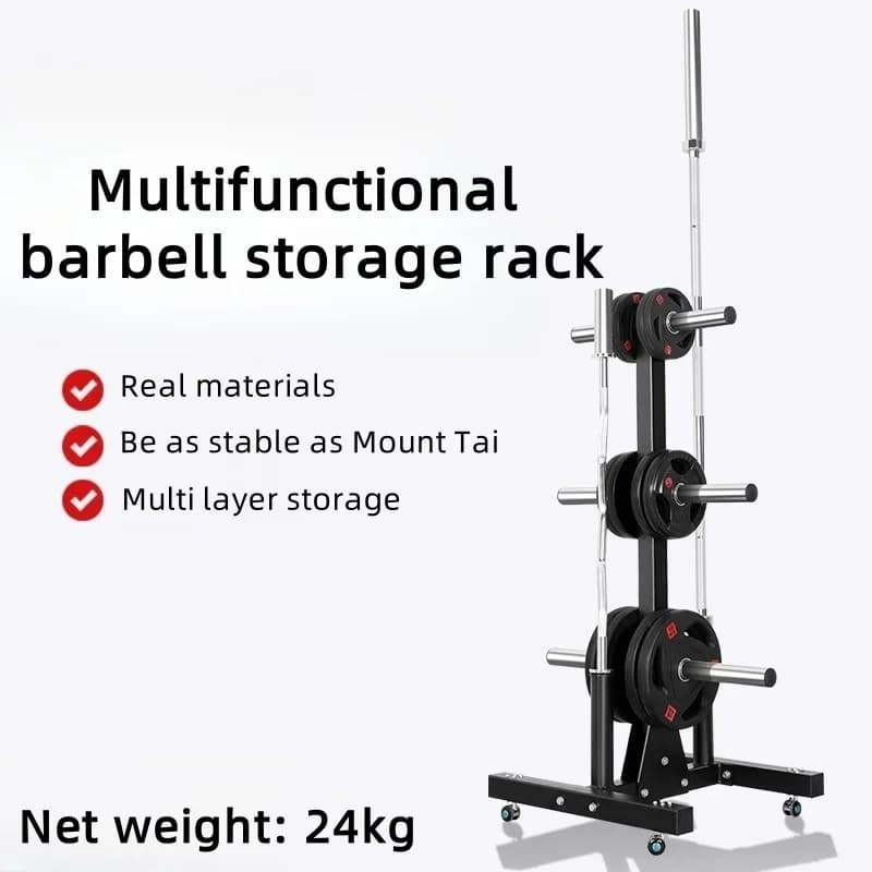 Plate holders with barbells, gym gadgets, handlebars, mobile fitness bell trolley, large fitness equipment, weight plates with barbells