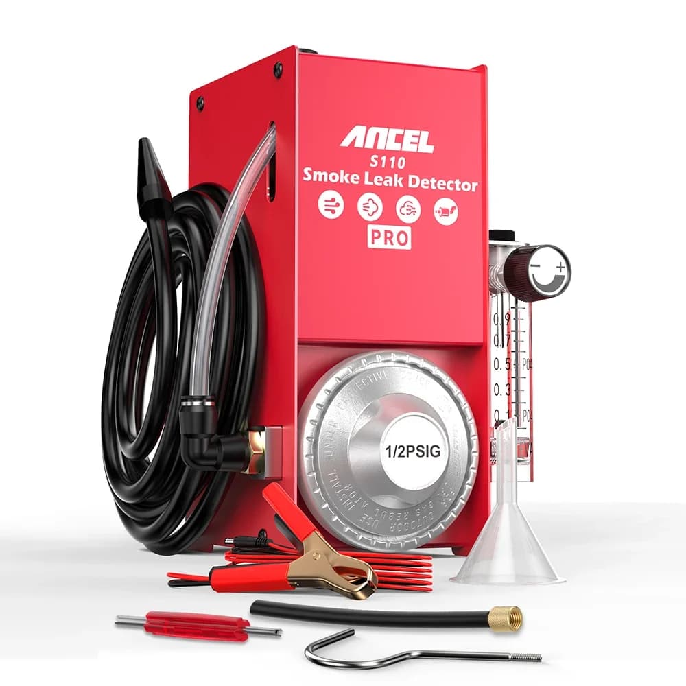 2025 ANCEL S110 PRO 12V Car Smoke Leak Detector Pipeline EVAP Leak Detector with Built-in Air Pump 1-Year Warranty