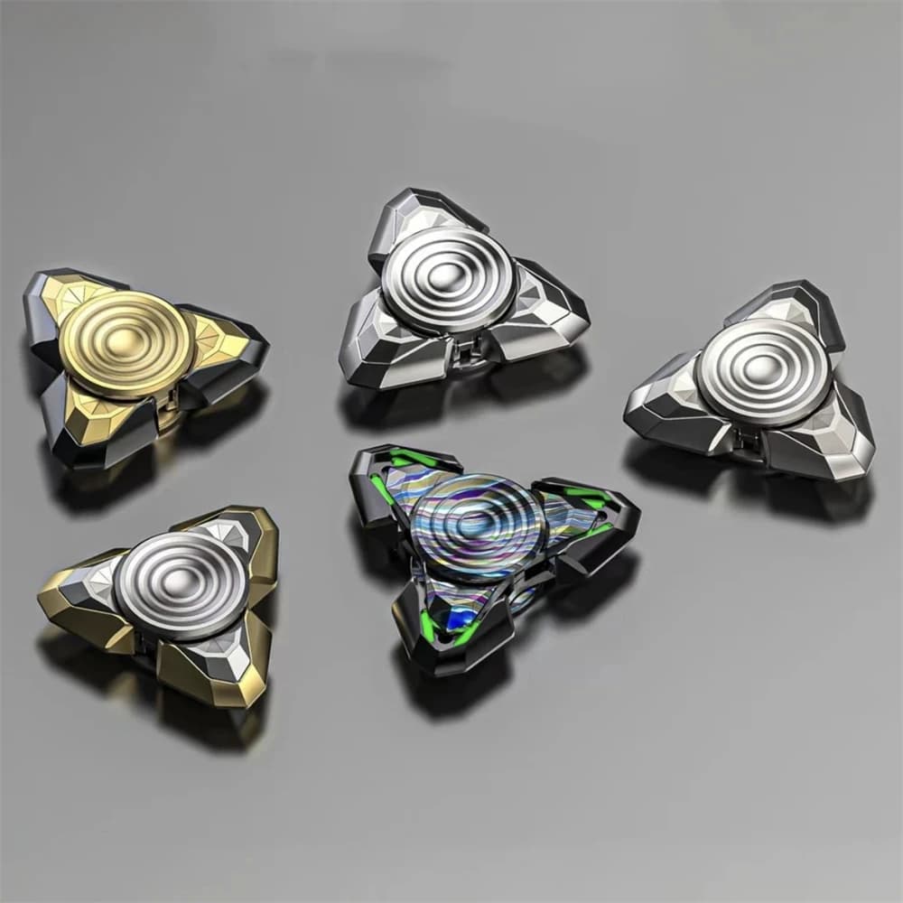 NOVO Acciaio Rame Fidget Spinner EDC Slider Giocattoli Antistress Mano Spinner per Bambini Adulti ADHD Ansia Sollievo Giocattoli Sensoriali