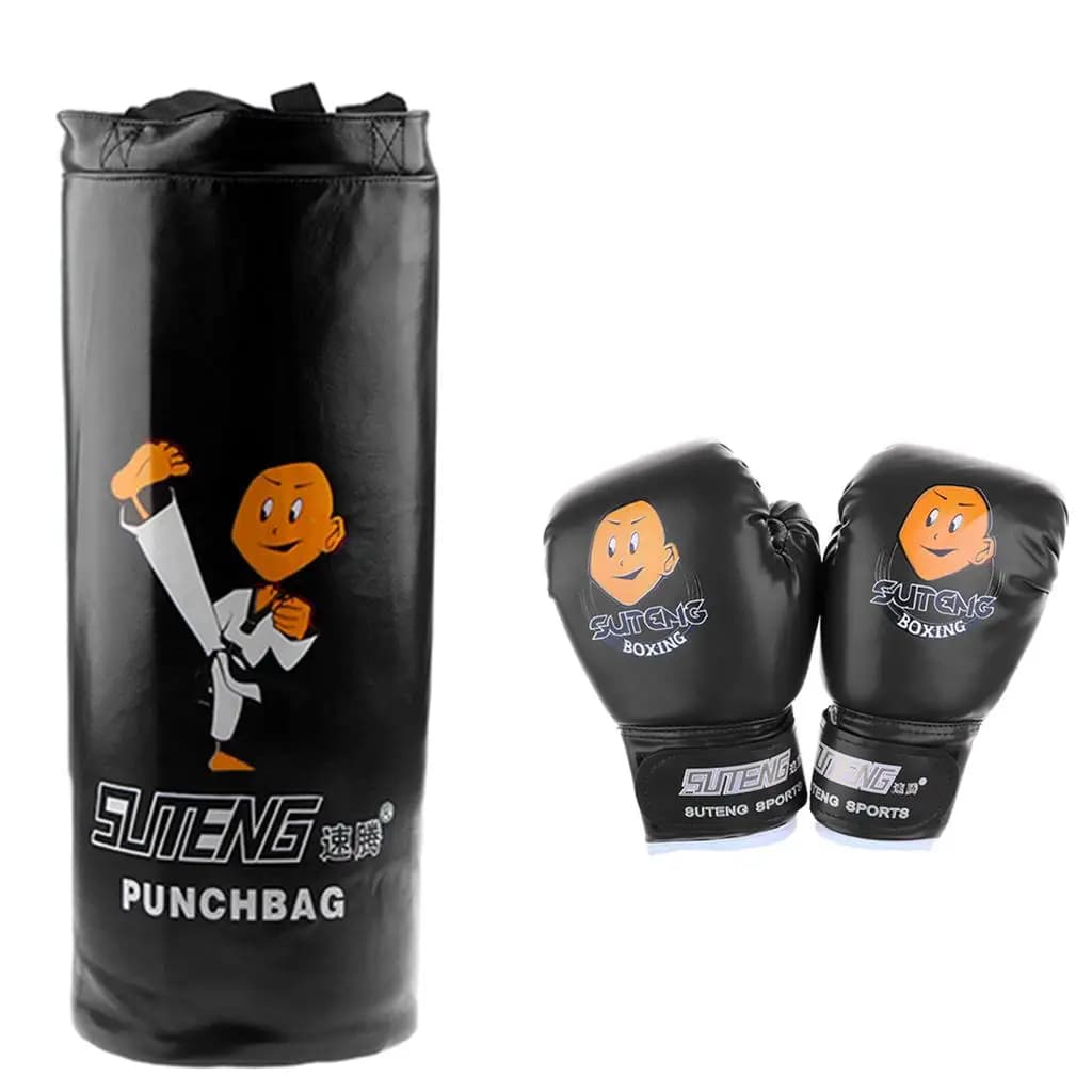 Boxing set for boys, gloves, unfilled boxing bag - Fitness for children