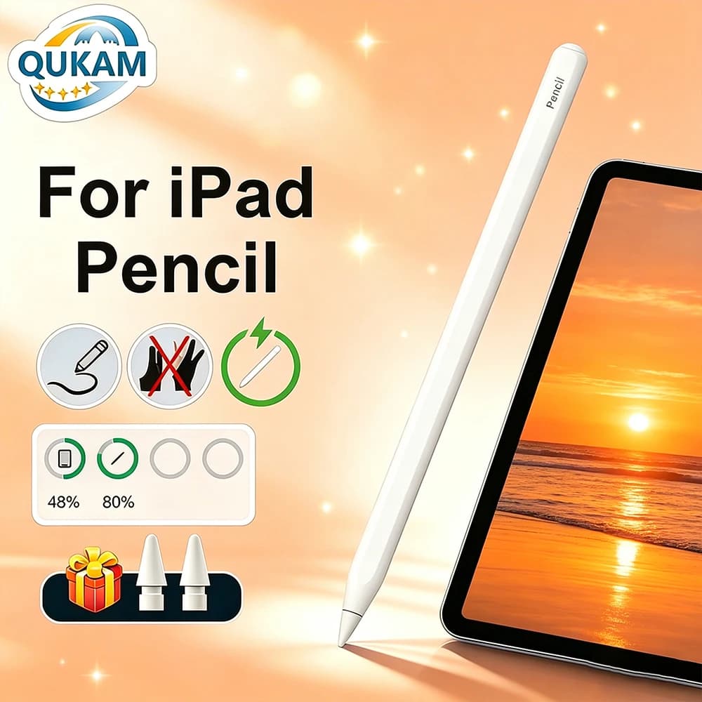 Penna Stilo di Alta Precisione 2026 per Apple Pencil 2, Ricarica Wireless Magnetica, Compatibile con iPad Pro 13 M4 M5 Air 5 4 10a 9a Gen Mini 6 7