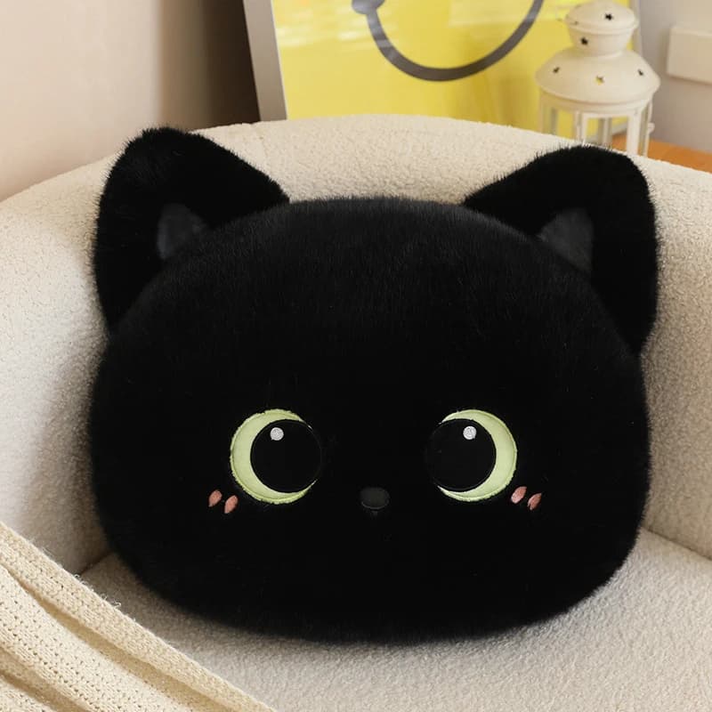 Cuscino Lombare a Forma di Gatto per Adulti, Morbido Cuscino Decorativo per Casa, Letto, Divano, Ufficio