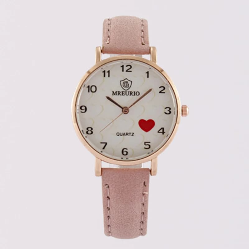 UTHAI CQ79 Orologio da donna digitale alla moda con amore Cintura da studente AMORE Orologio al quarzo Orologio compatto Orologi da regalo per donna