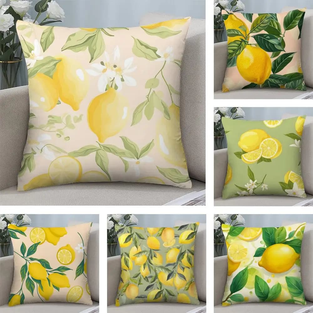 Lemon Fashion Pillow Lining in soft fabric, printed on both sides, warm for the winter, for sofa, home, baby gift, pillow pillow pillowcase