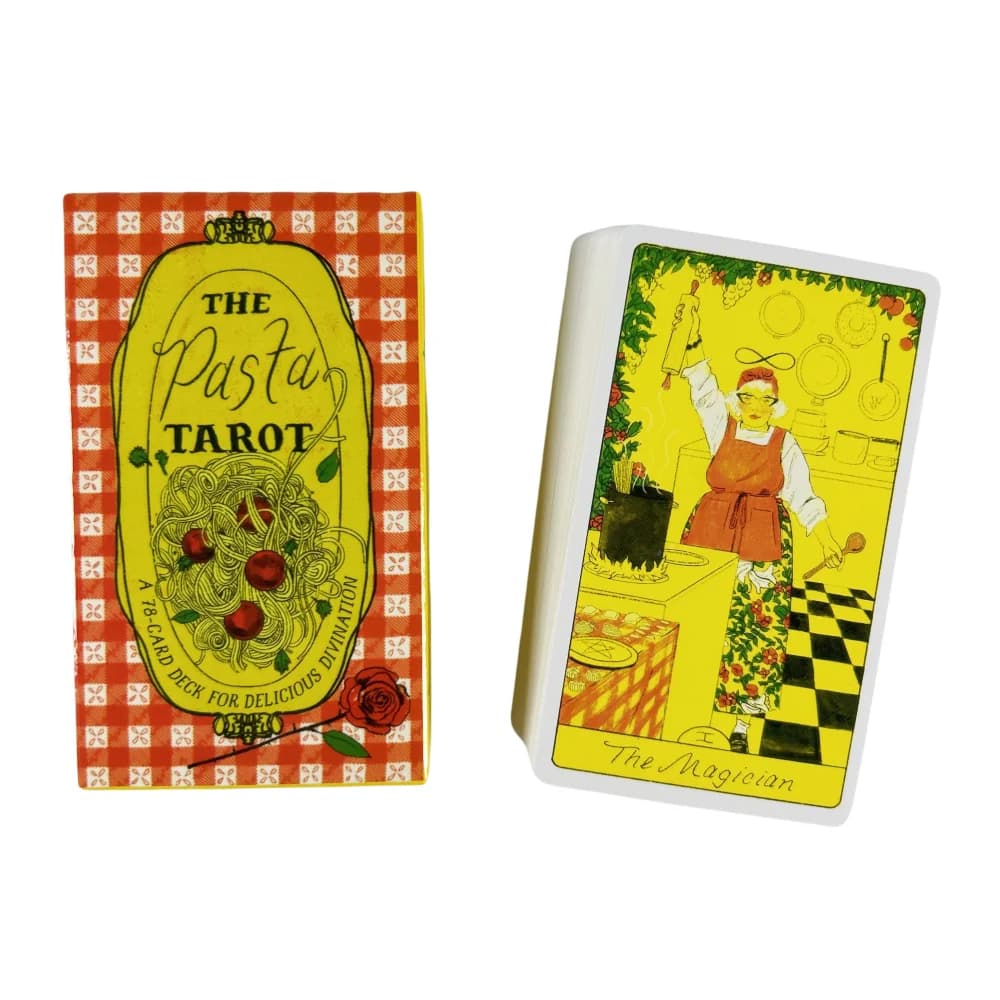 Carte dei Tarocchi Pasta: Mazzo da 78 Carte, Edizione Divinazione Visions in Inglese, Giochi da Tavolo