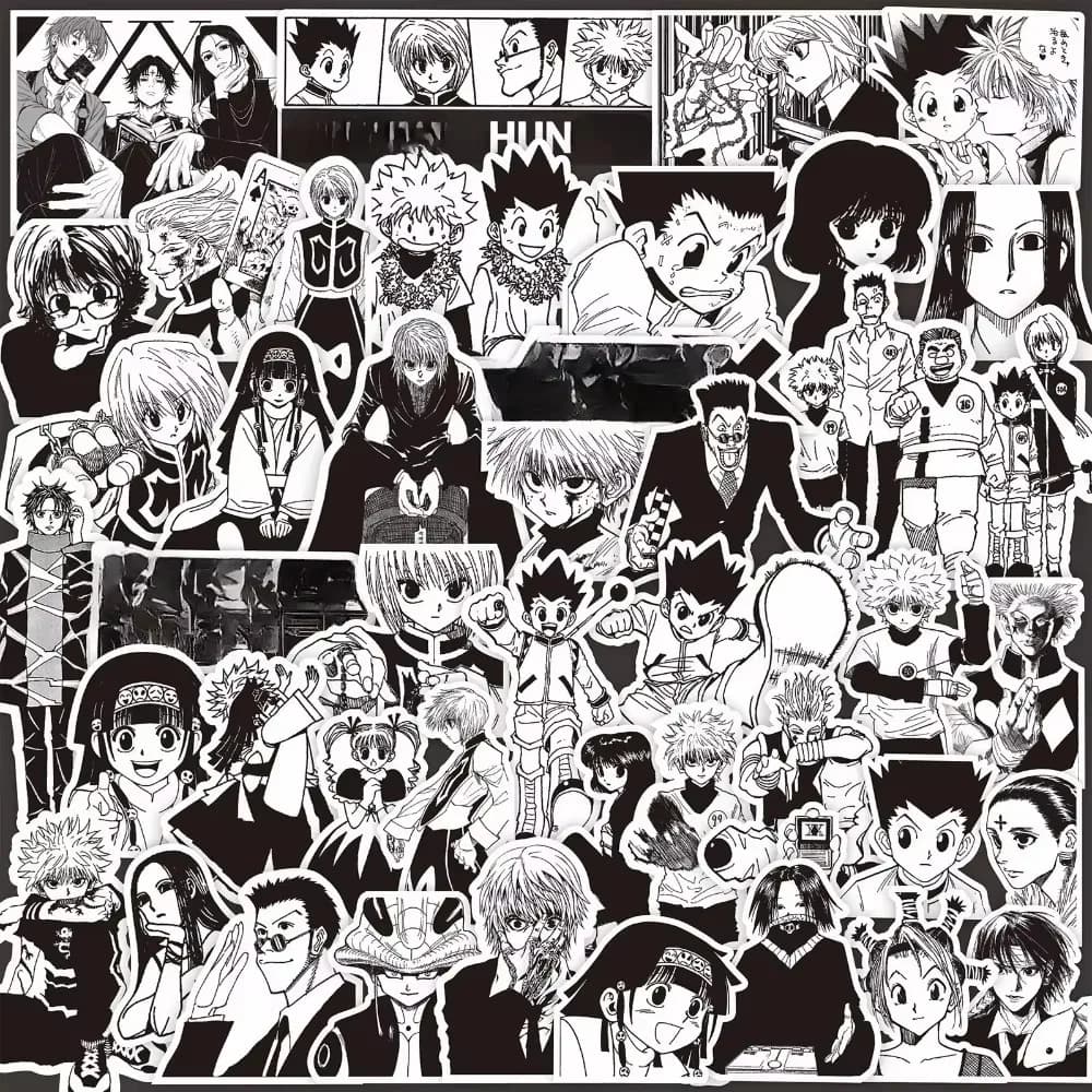 70 pezzi Anime Full Time Hunter Graffiti adesivi decorazione bicicletta moto da tavolo chitarra valigia laptop telefono frigorifero