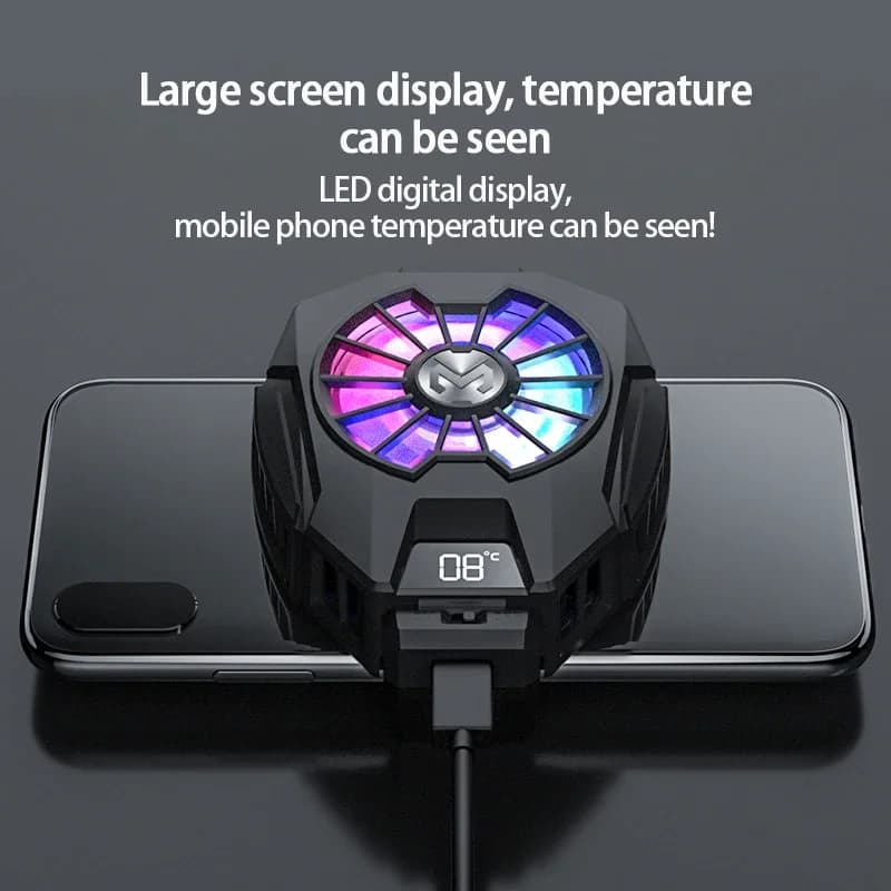 Ventola di raffreddamento DL05 FL05 per cellulari, dissipatore di calore per PUBG, sistema di raffreddamento per telefoni e tablet.