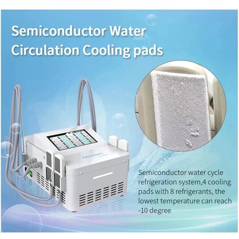 Home Beauty Machine EMSlim SPA Non-Invasive with 4 Cryo EMSlim Cooling Plates for Cellulite Removal and Weight Loss