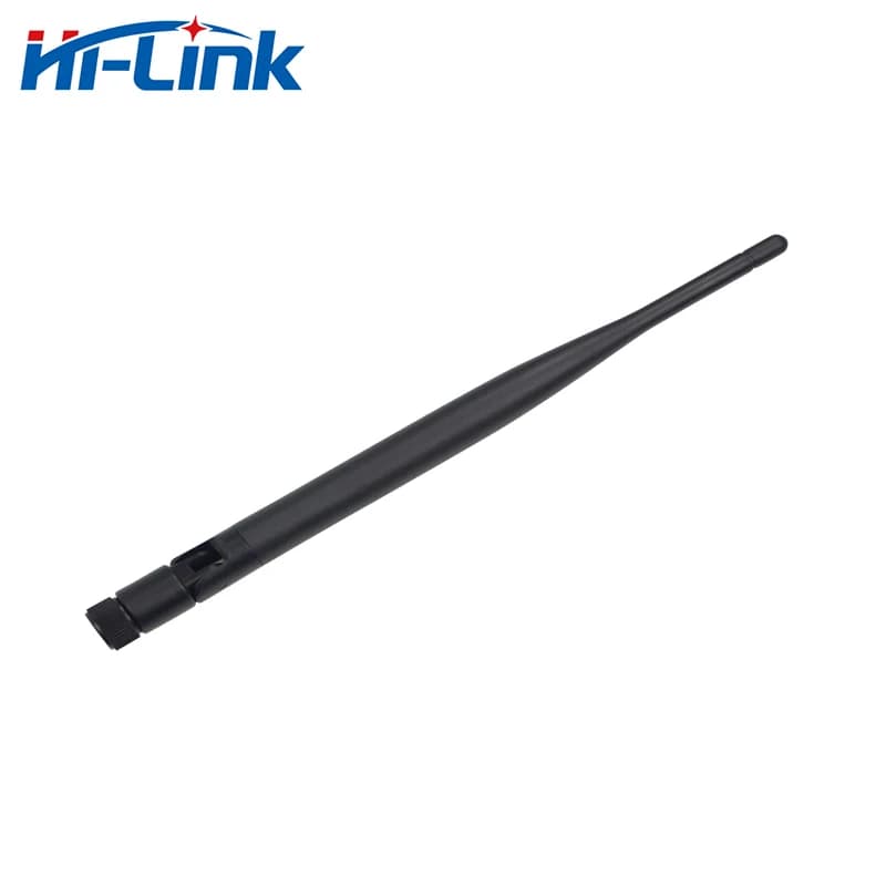 Spedizione gratuita 2 pezzi lotto ad alto guadagno 6DB 2.4Ghz RP-SMA connettore Antenna WIFI nera
