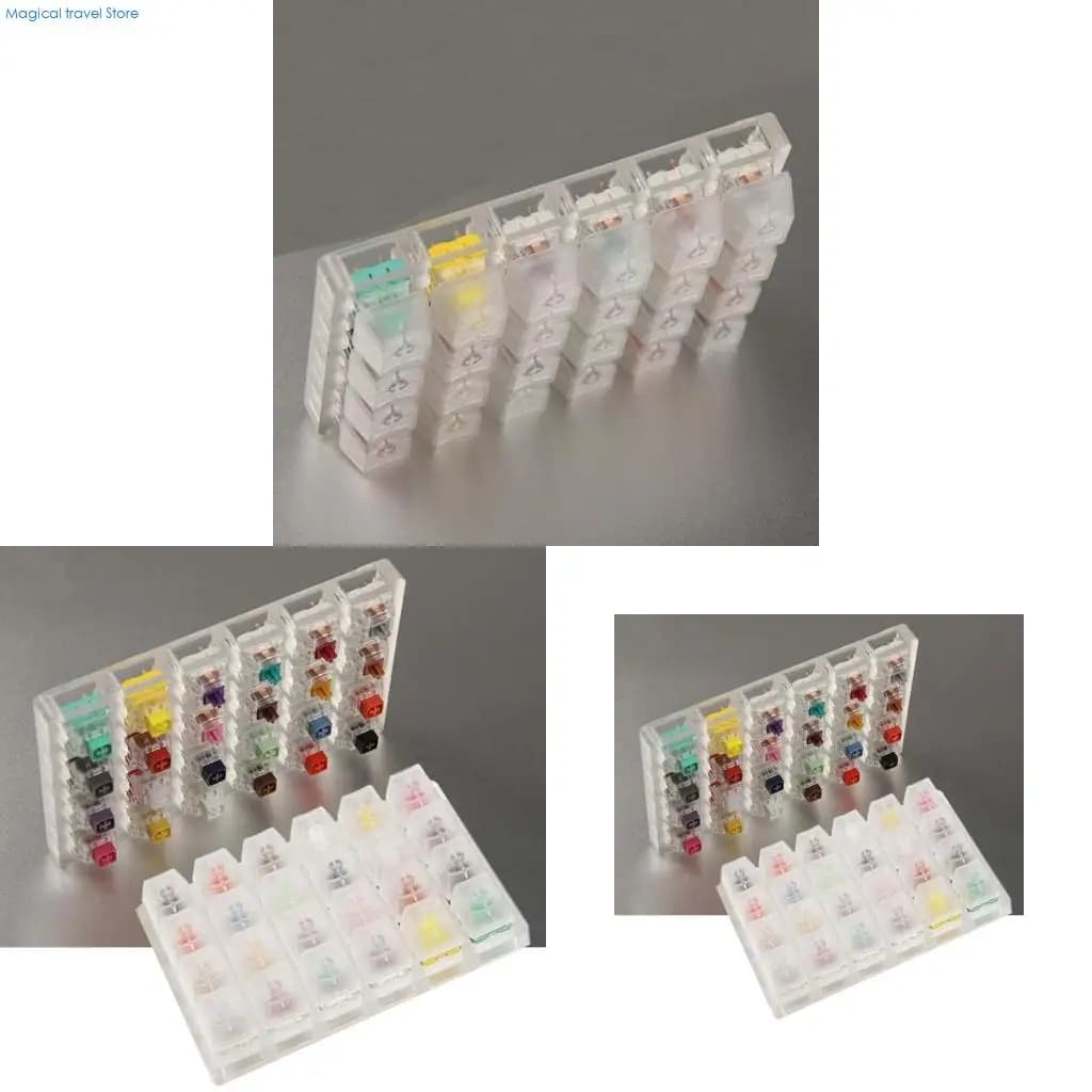 N2UB Kaihua Box 24-Key Cherry MX Switch Tester Transparent for Mechanical Keyboard