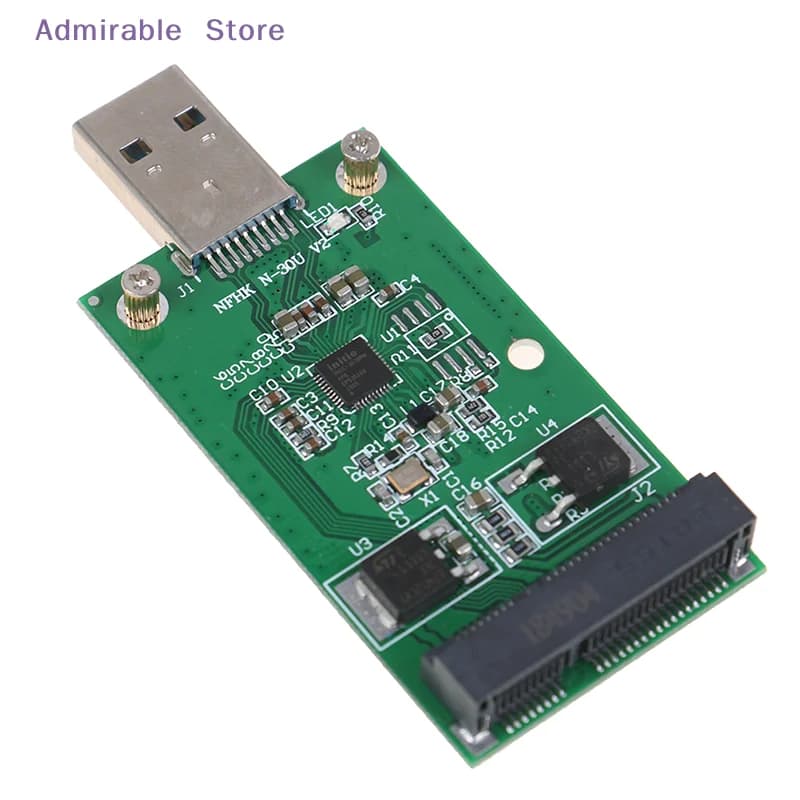 [W]1Pc Mini USB 3.0 to PCIE mSATA External SSD PCBA Conveter Adapter Card