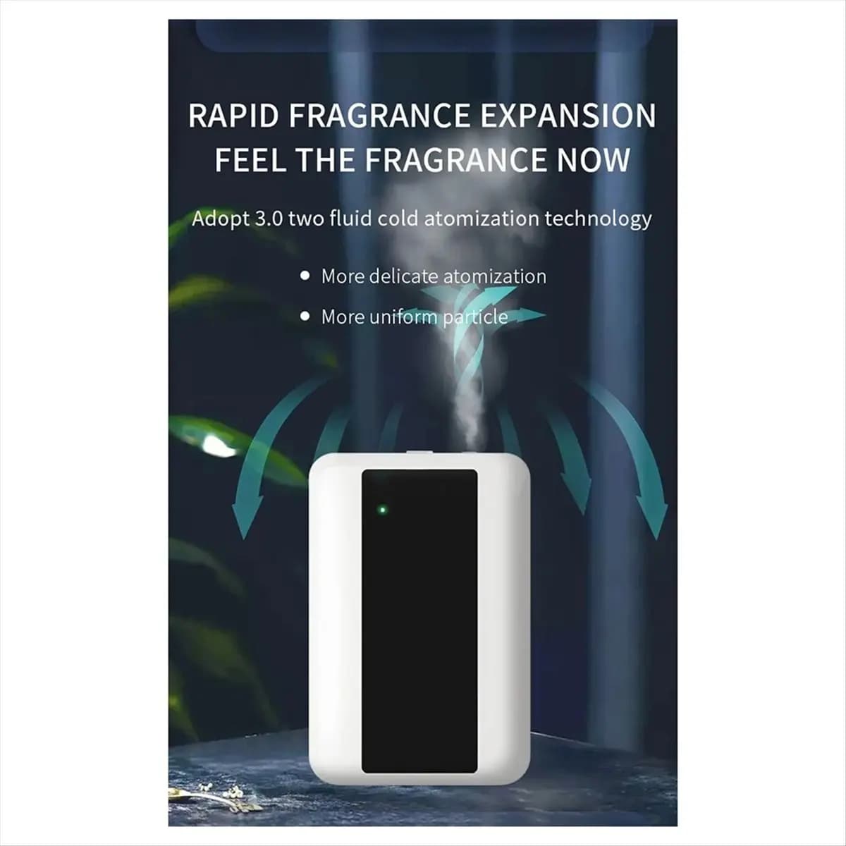 Diffusore di Oli Essenziali A20I Bluetooth WIFI, Macchina per Profumazione Automatica per Camere d'Albergo, Diffusore di Fragranze per Casa, Spina EU