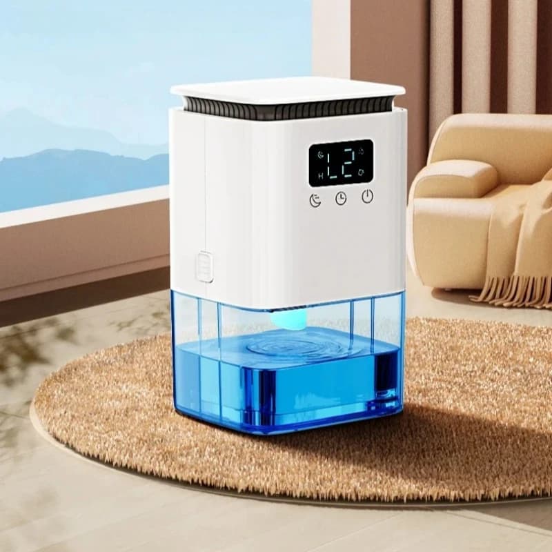 Deumidificatore silenzioso per camera da letto, seminterrato, nuovo stile, con controllo intelligente della temperatura a conversione di frequenza.