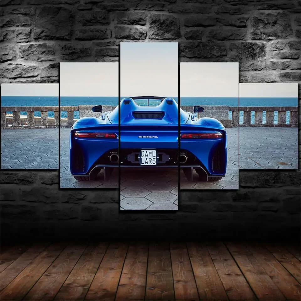 Frame without frame 5 pieces Dallara Super Sports Car Wall Art Poster Images Modern Home Decor Accessories for paintings of the living room