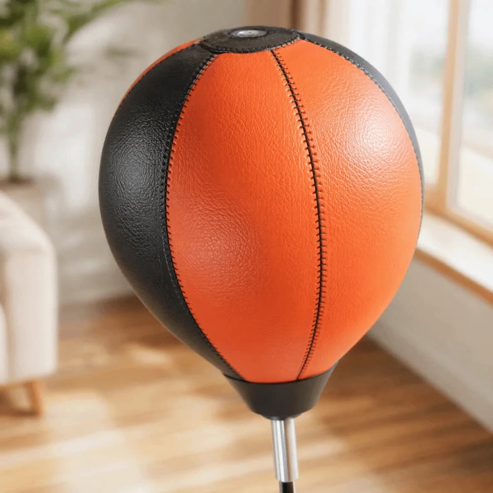 Standing Boxing Speed Punching Ball Agility Training Indoor Boxing Punching Bag with Gloves Reflex Training Auxiliary Tool Adult