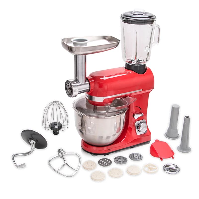 Multi-functional electric mixer for domestic kitchen 5L 120v 6 marches with cup of juicy tritacarne robot vertical kitchen