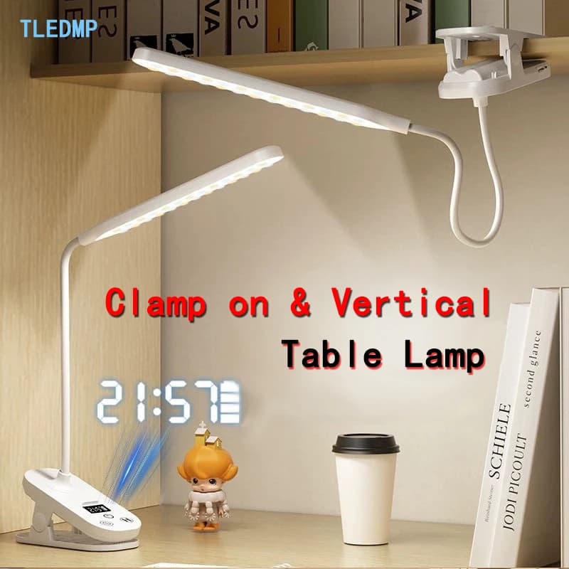 Reading Light Clip on Light Book Light Battery Powered Led Reading Light Cordless Reading Lights Bed Lamp Book Light for Bed