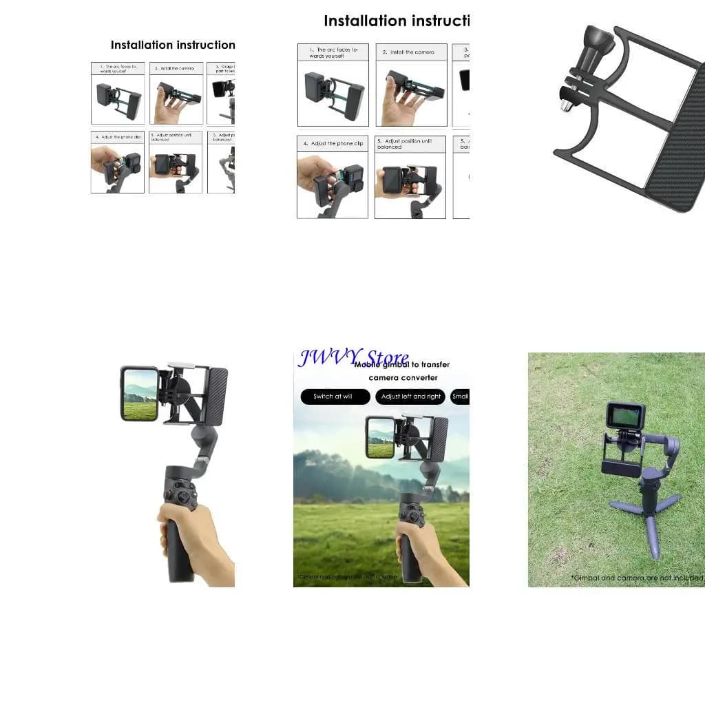 573A Gimbal Plate Sport Camera Stackt Porket Adapter for OM 3 4 5 6 Rooms