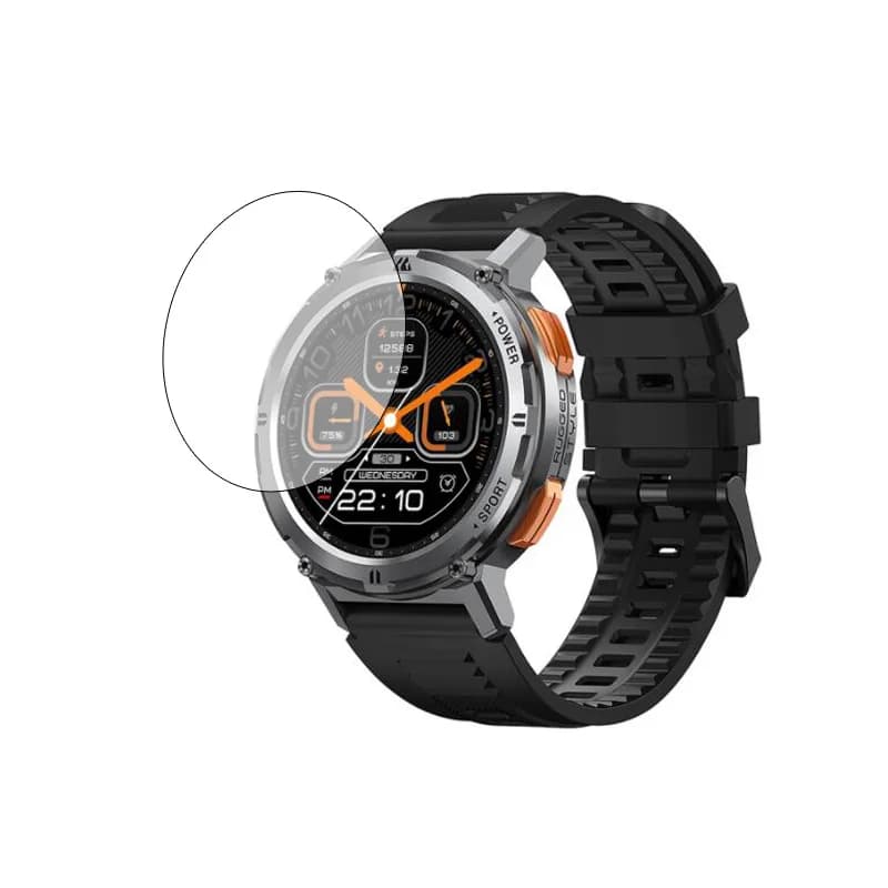 5pcs TPU Soft Clear pellicola protettiva Smartwatch Cover per KOSPET/AMAZTIM TANK T3 Ultra Smart Watch Screen Protector accessori