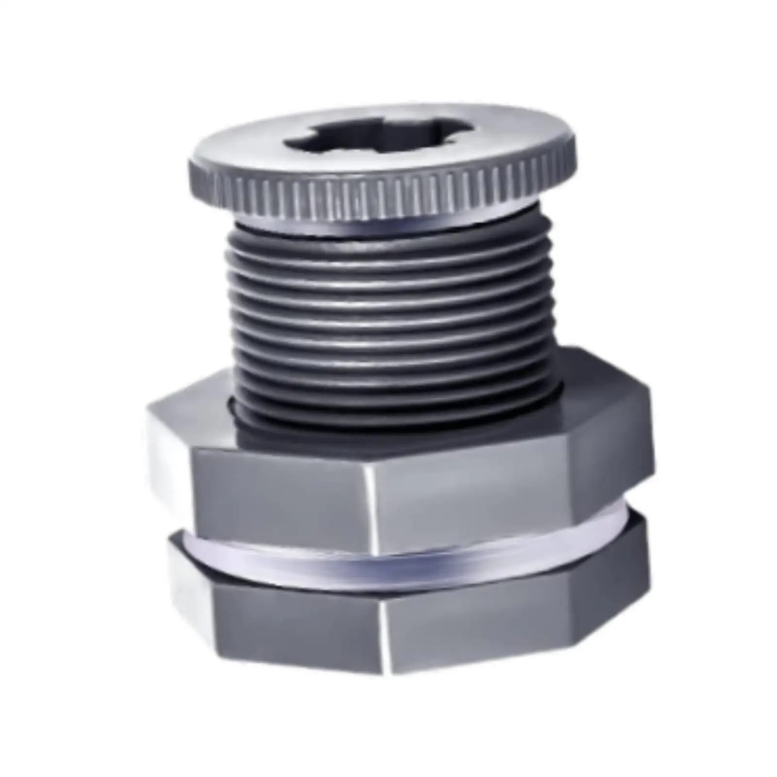Bucket Hose Adapter NPT 3/4" with Plug and Gasket Leakproof Garden Hose Fitting for Pools Water Tanks