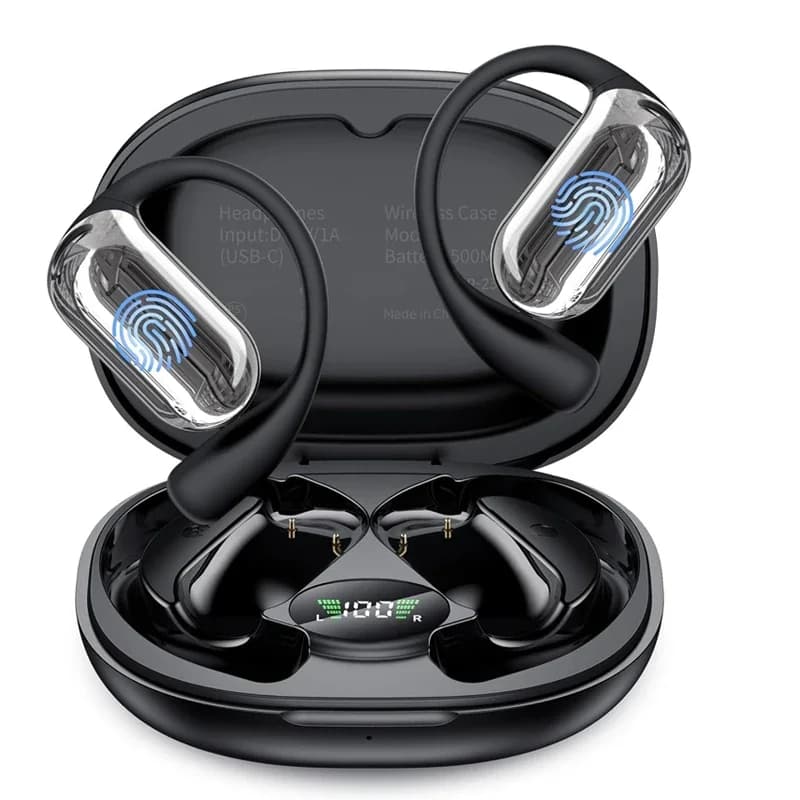 UYUXO AI Language translation Auricolari OWS Headphones in real time Translator 144 languages and accents for business travel learning