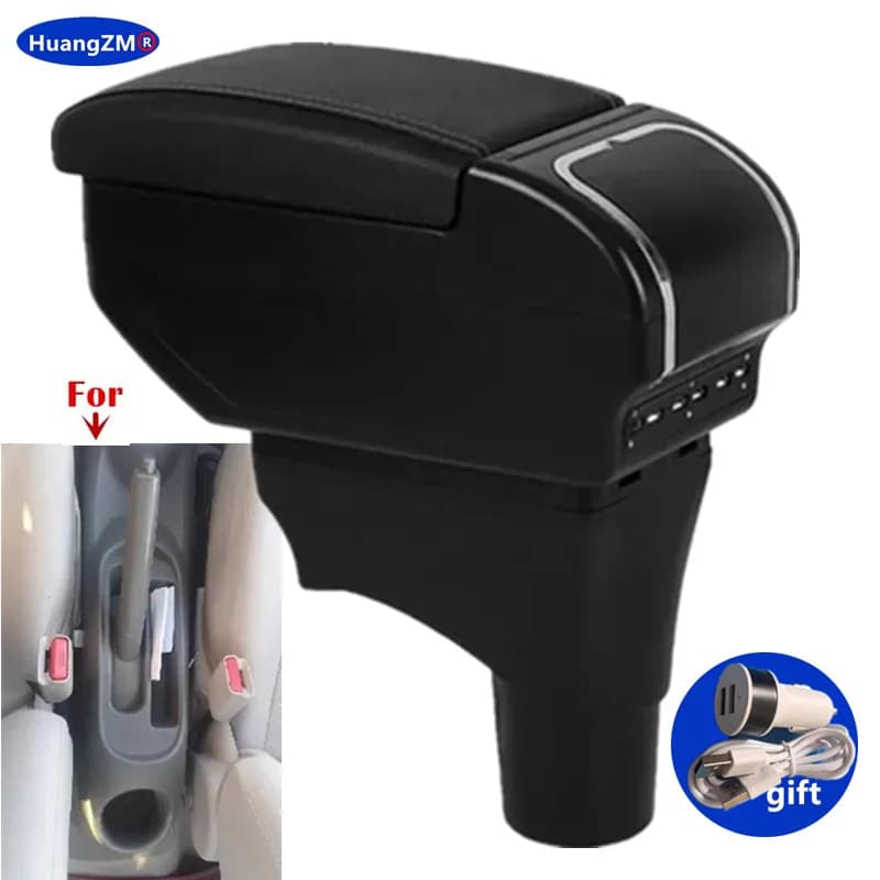 Car Arm Storage Box for Nissan Sunny Box for Nissan March Micra K13 2010-2022 Retrofit Parts Car Accessories