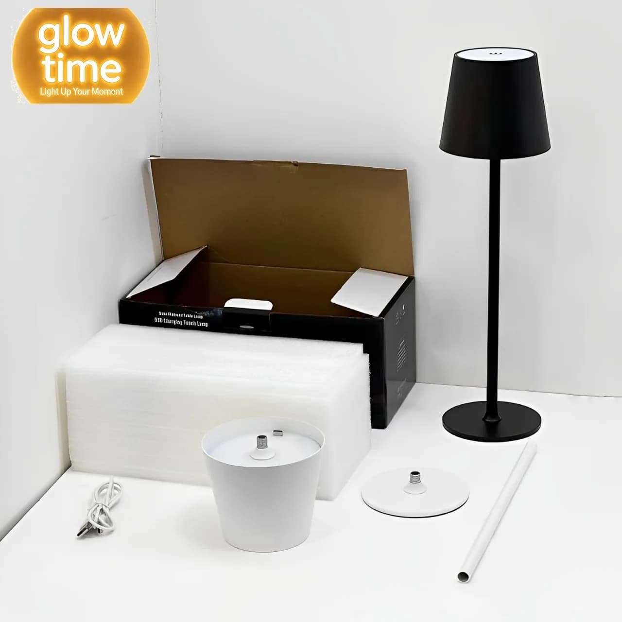 Rechargeable Wireless Desk Lamp Cordless Portable Restaurant Light Emitting Diode Modern Touch Control Home Decor Restaurant Eur