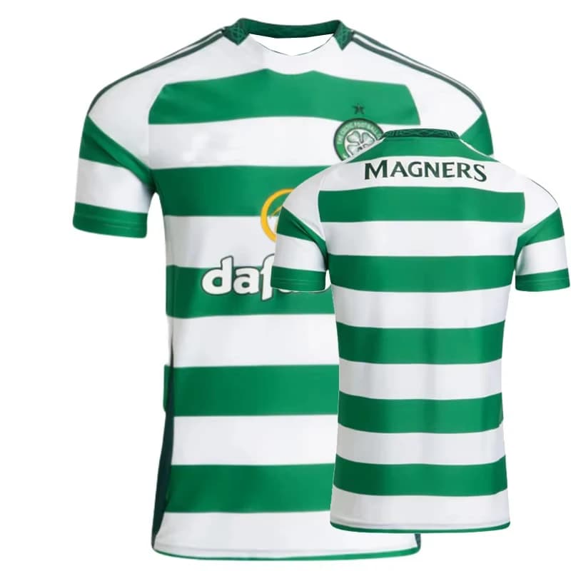Maglia da Calcio Celtic 2026 per Casa e Trasferta, T-shirt da Calcio Traspirante e Confortevole per Esterni, Modello Genitore-Figlio