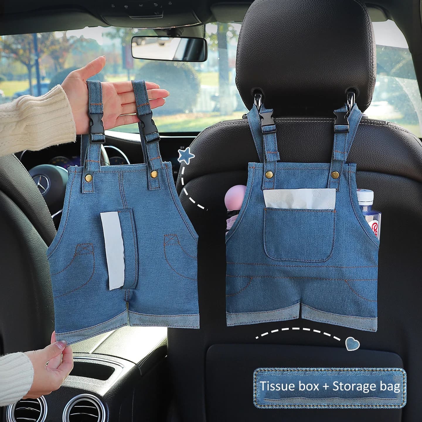 2 in1 Nuovo simpatico cartone animato scatola di fazzoletti per auto coniglio creativo scatola di fazzoletti di peluche corta supporto pattumiera scatola di braccioli per auto bidone della spazzatura kit per auto