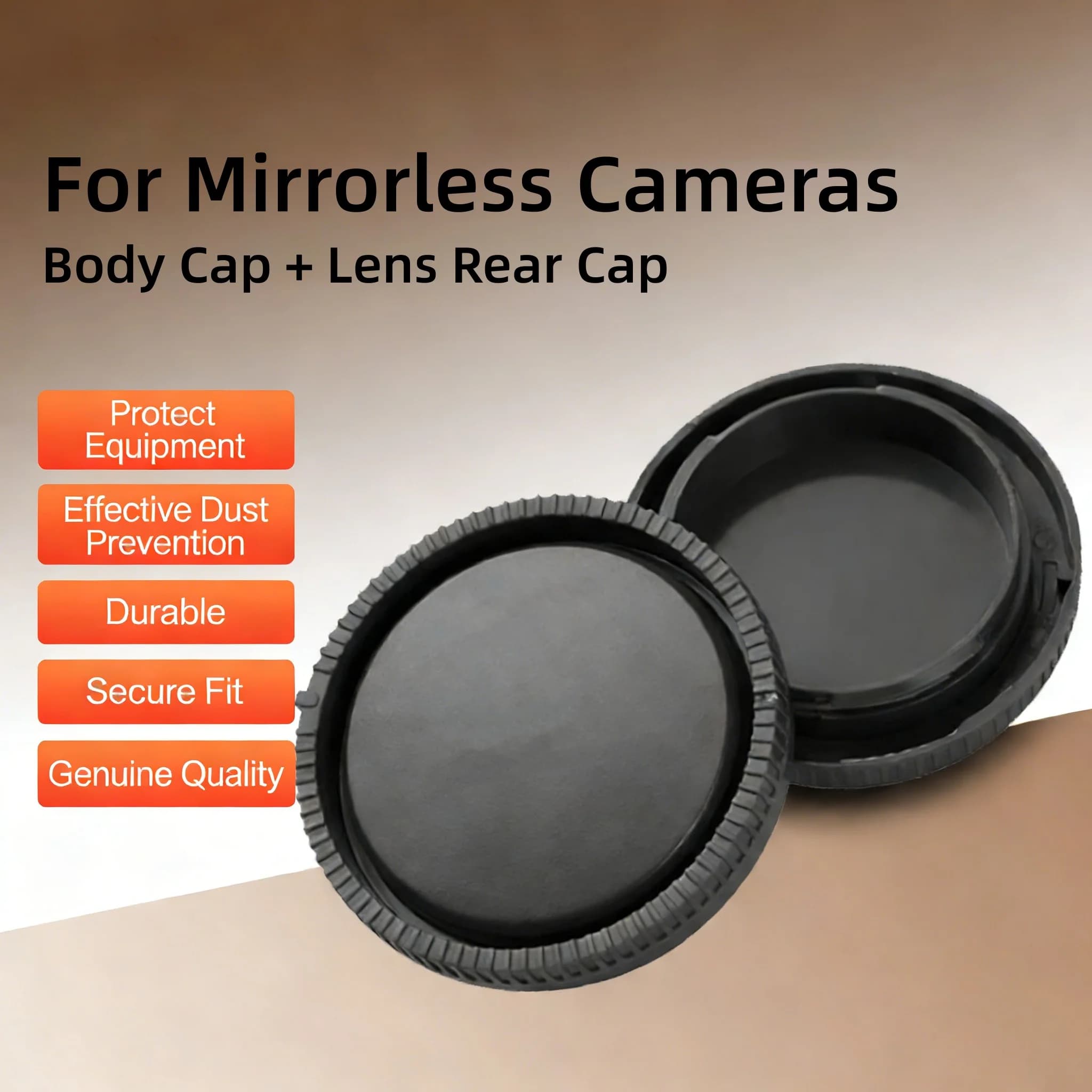 Copriobiettivo e Copertura Posteriore per Fotocamera Sony E-Mount A6000 A6400 A7III A7IV A7C ZV-E10 A7RIII FX30, Accessori per Mirrorless