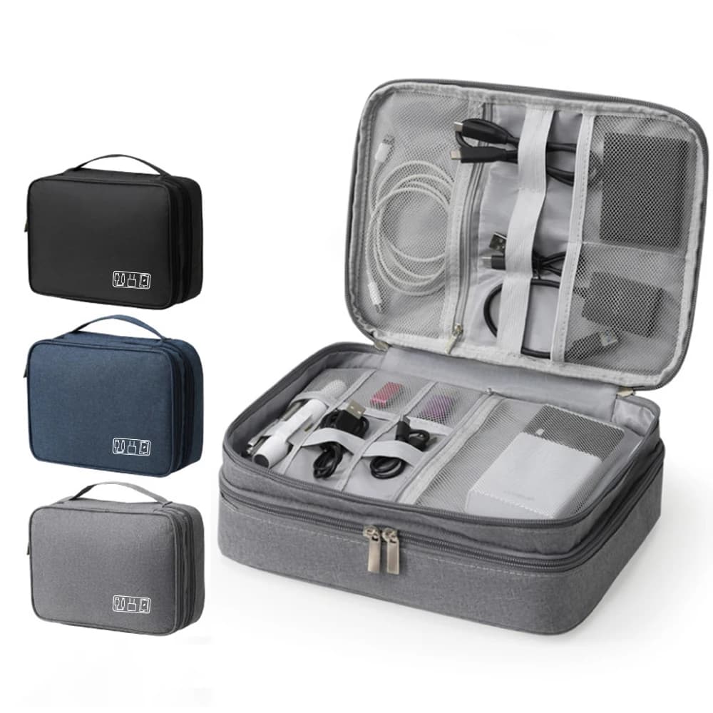 Multifunction Digital Bag Data Cable Hard Disk Power Adapter Digital Bag Electronic Accessories Storage Bag