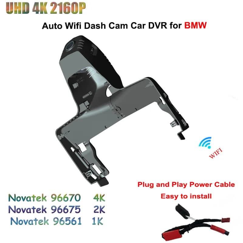 Ultra HD 2160P 4K DVR for car Dash Cam for BMW series 7 X6 X7 X1 Low configuration 2023 2K WIFI 24H Dedicated video recorder