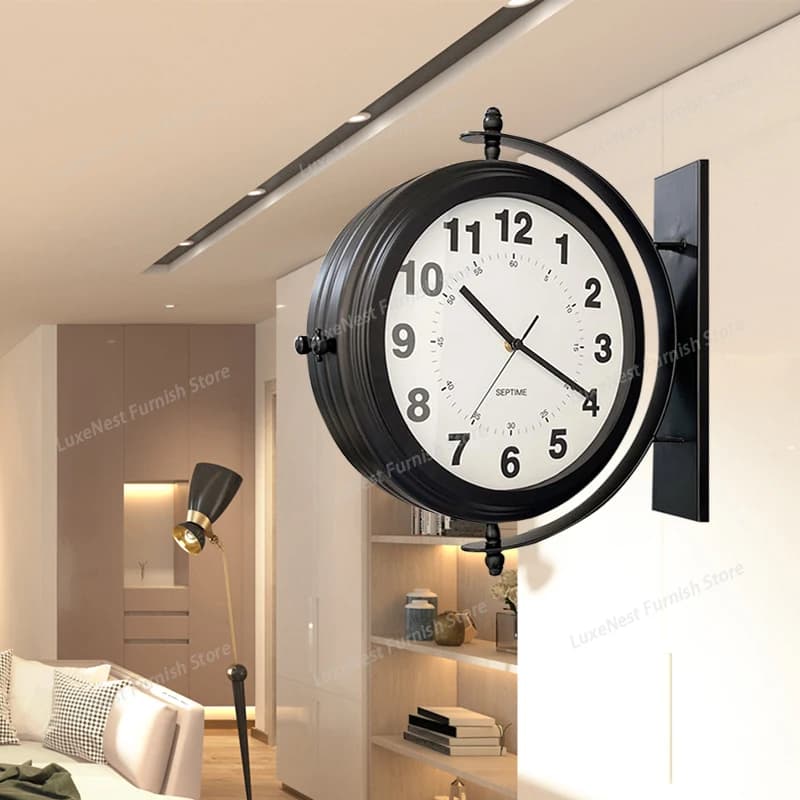 Orologio da Parete Moderno e Semplice, Design Estetico di Lusso, Orologio Creativo per Interni, Decorazione Murale in Stile Coreano per Soggiorno
