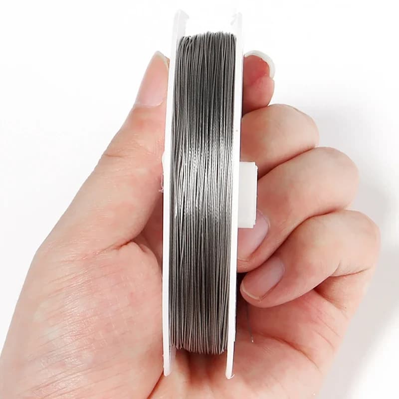 Louleur Filo di acciaio inossidabile con linea forte resistente di alta qualità Filo per perline a coda di tigre per la creazione di gioielli 2035