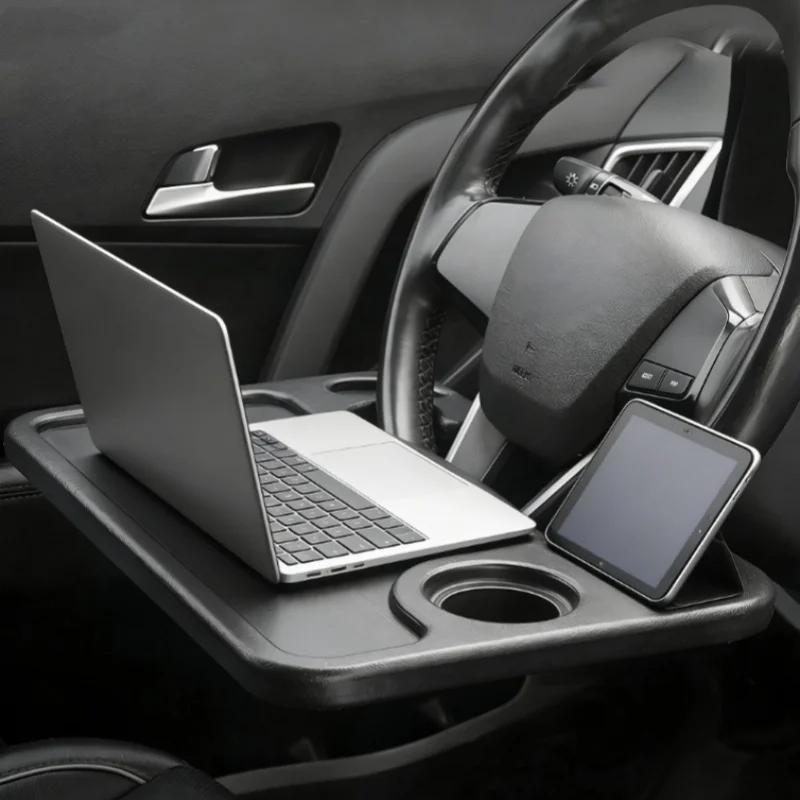 Tavolino Multifunzionale per Volante Auto, Supporto Universale per Laptop e Tablet, Accessorio Portatile per Interni Auto