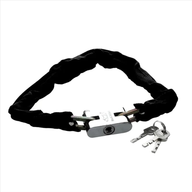 Lucchetto per bici 65CM Antifurto in metallo MTB Bici da strada Lucchetto di sicurezza per carichi pesanti Lucchetto per moto Lucchetto per catena per bicicletta con chiave Facile da usare