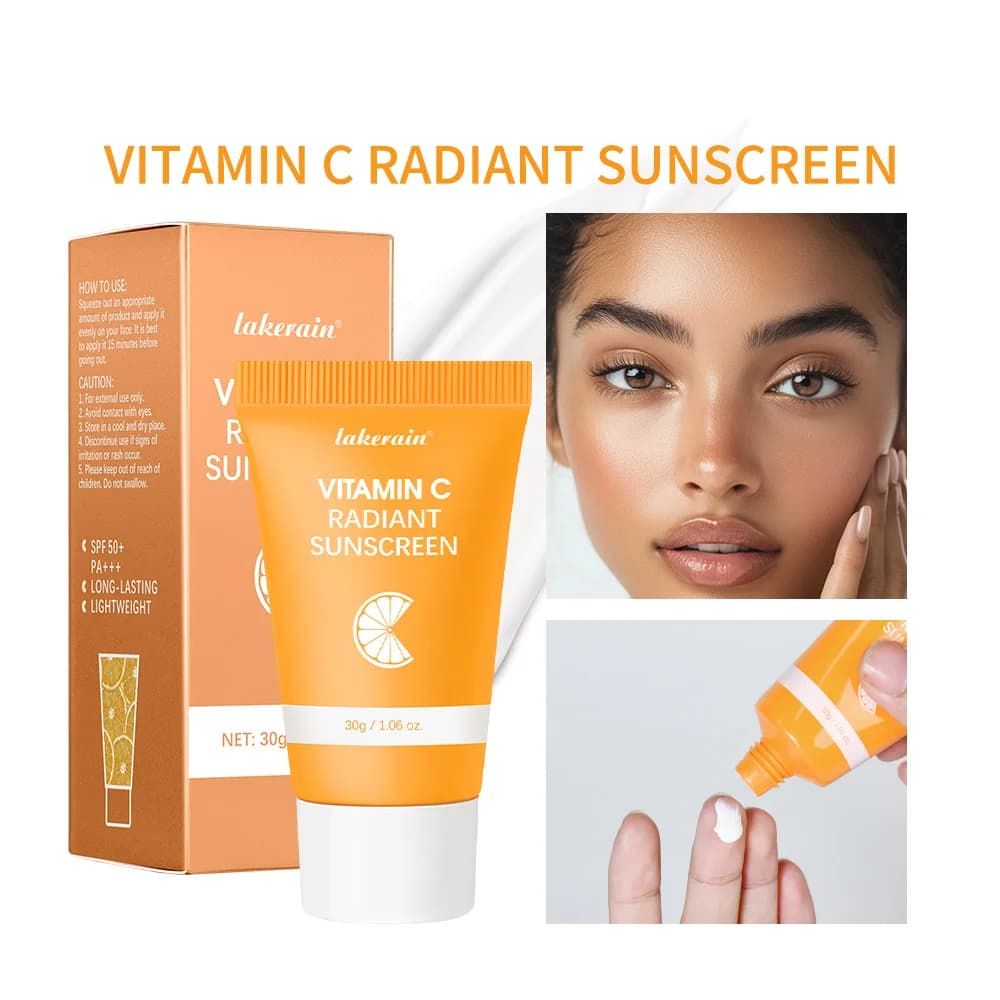 Vitamin C Moisturizing SPF 30 protects skin from UV rays Moisturizing lotion Lights skin nutrition Multiple skin care