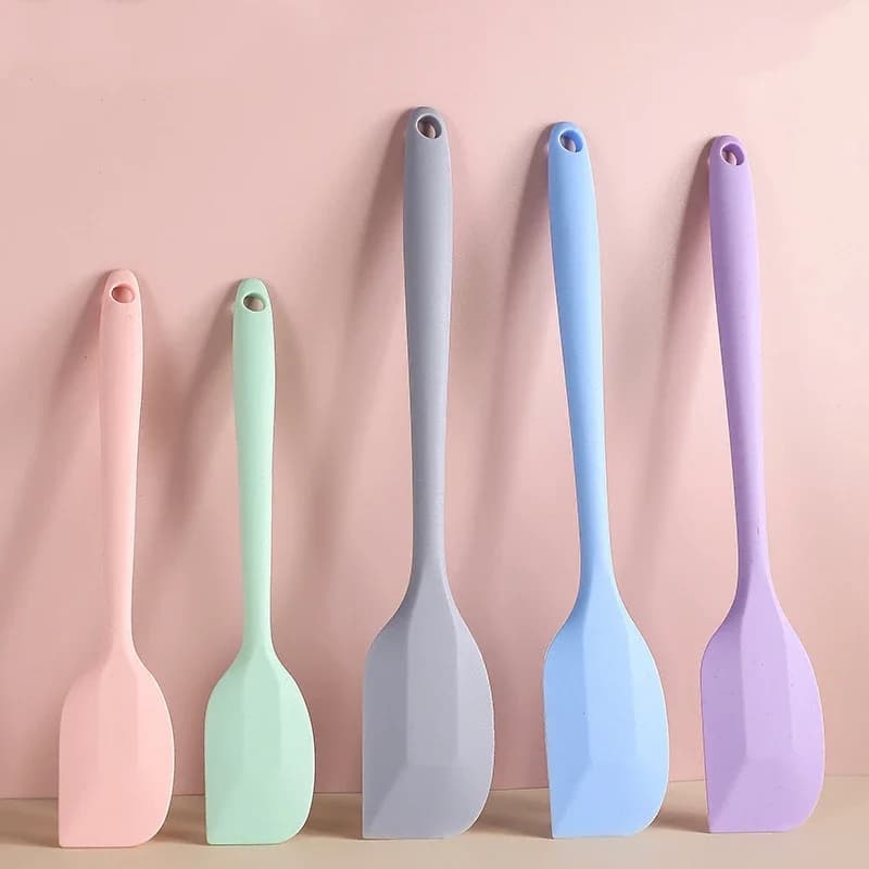 1 Pezzo Spatola Raschietto in Silicone Antiaderente per Pasticceria, Burro, Impasti, Insalate e Torte, Utensile da Cucina