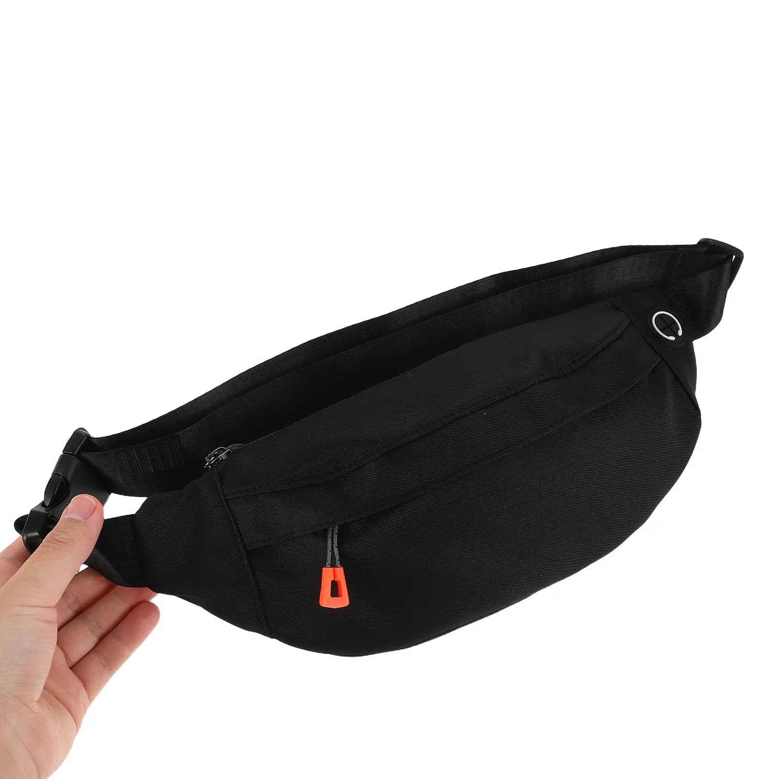 Marsupio da Corsa Impermeabile Compatibile con Microfono, Slim Fit, per Sport all'Aperto, Ergonomico e Traspirante per Palestra e Ciclismo