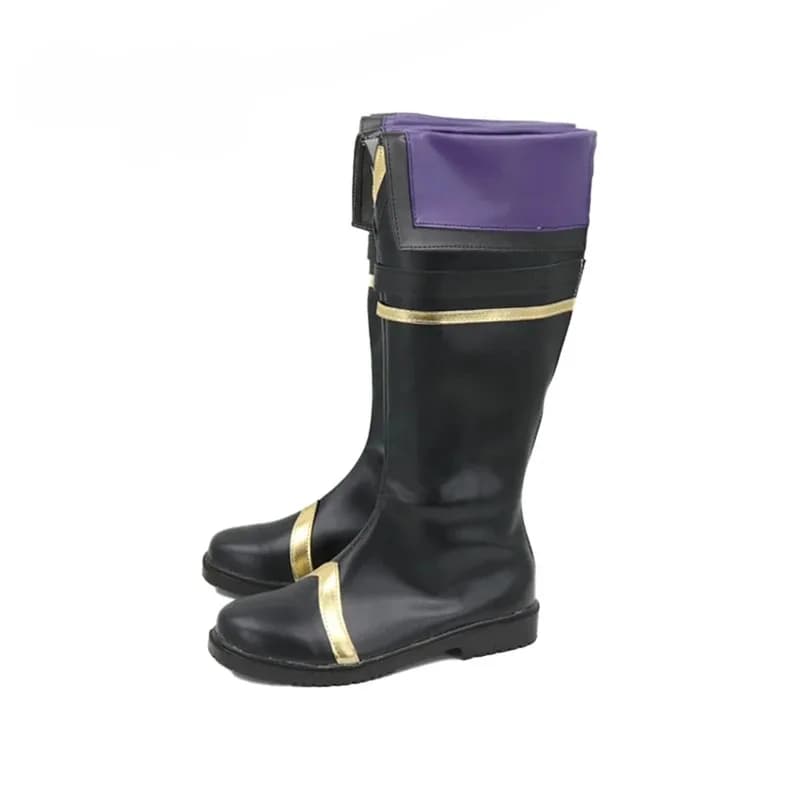 Scarpe cosplay anime L'Eminenza in Shadow Cid Kagen Stivali Accessori per costumi di Halloween Oggetti di scena Made6;d'3, h'7.b;