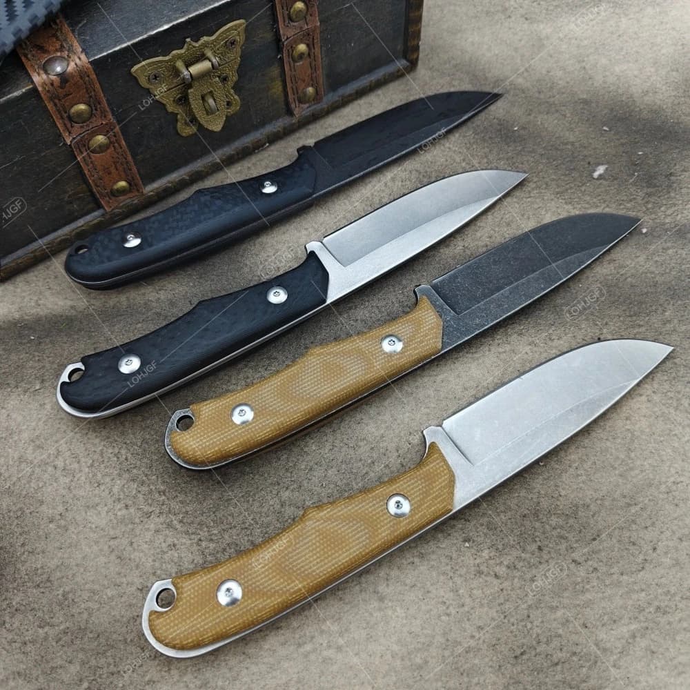 RSA C.R Backpackers Utility Straight Knife with K Sheath Lightweight Outdoor Camping Hiking & Fishing Portable Durable Knives