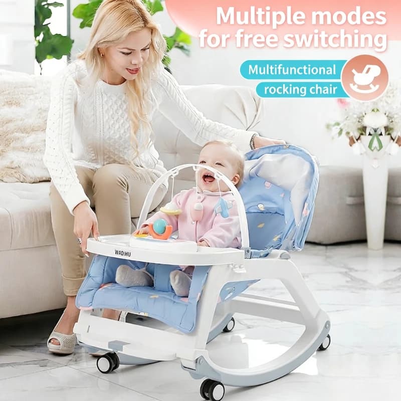 Sedia a dondolo per bambini Passeggino Babys Coaxing Culla per bambini Poltrona per bambini Prendendo il bambino per dormire Letto a dondolo Baby Rocker