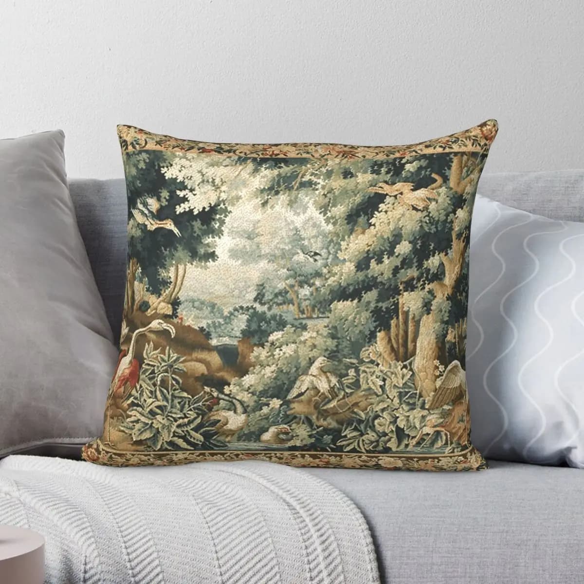 Fodera per cuscino quadrata in stile Boho con stampa tappeto persiano antico, in poliestere, lino e velluto, con cerniera, decorativa, per auto