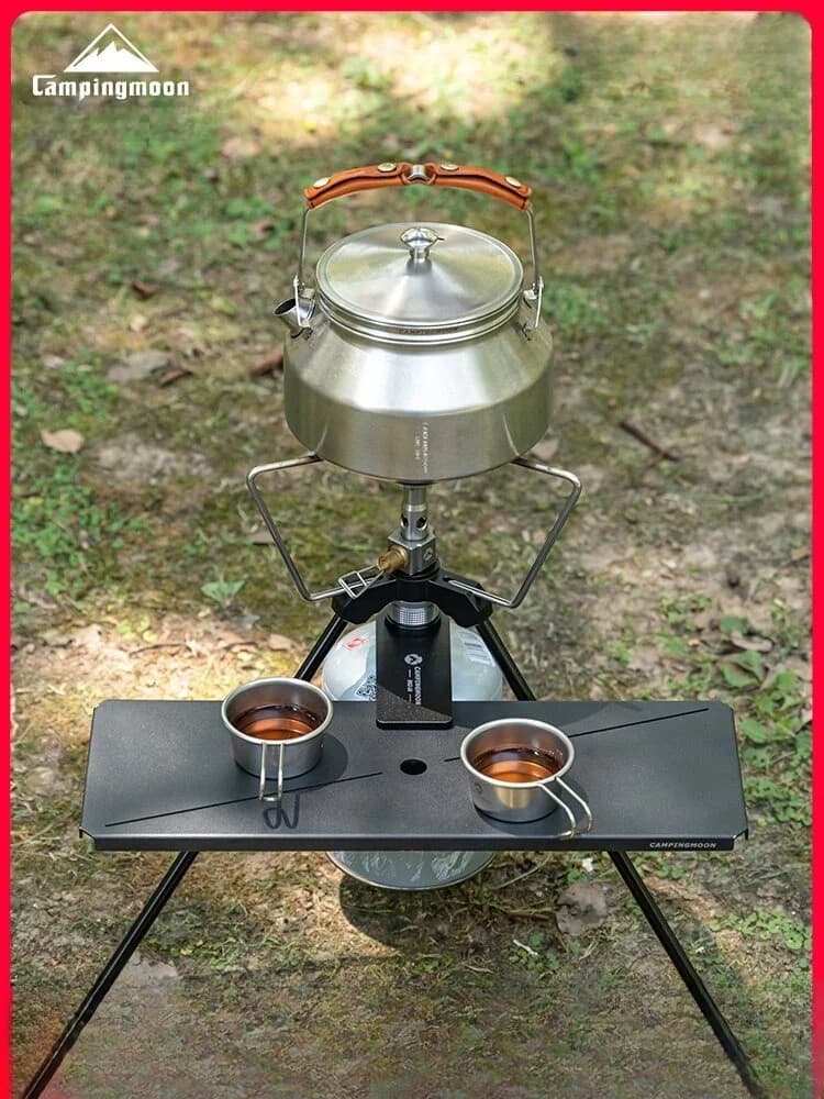 CAMPINGMOON Set di supporti per fornello a gas da campeggio Z01 Z18, supporto di espansione, adattatore innovativo leggero e semplice per esterni