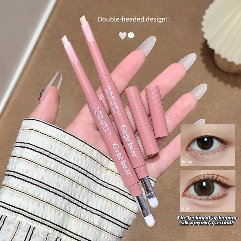 Sbiancante per il contorno occhi 2-in-1｜Gege Bear Makeup Economico｜Impermeabile e a Lunga Durata