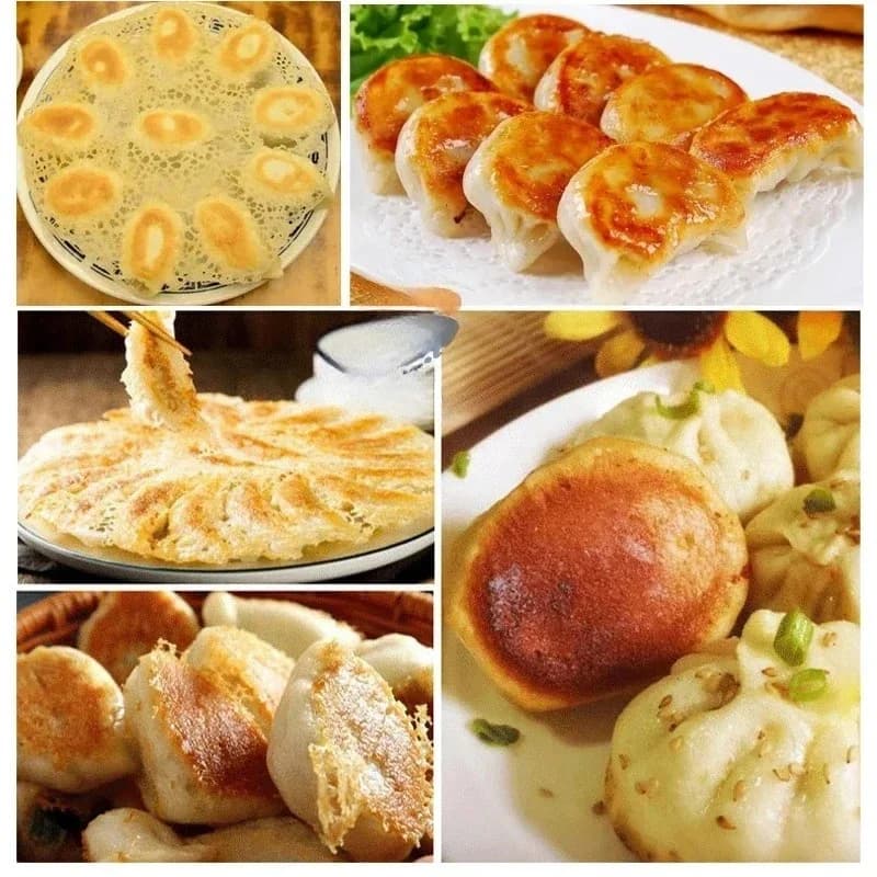 Smart Machine for Gyoza Single/Double, Gas/Electric, for Dumpling Friction, Pancake and Fried Panini - Premium