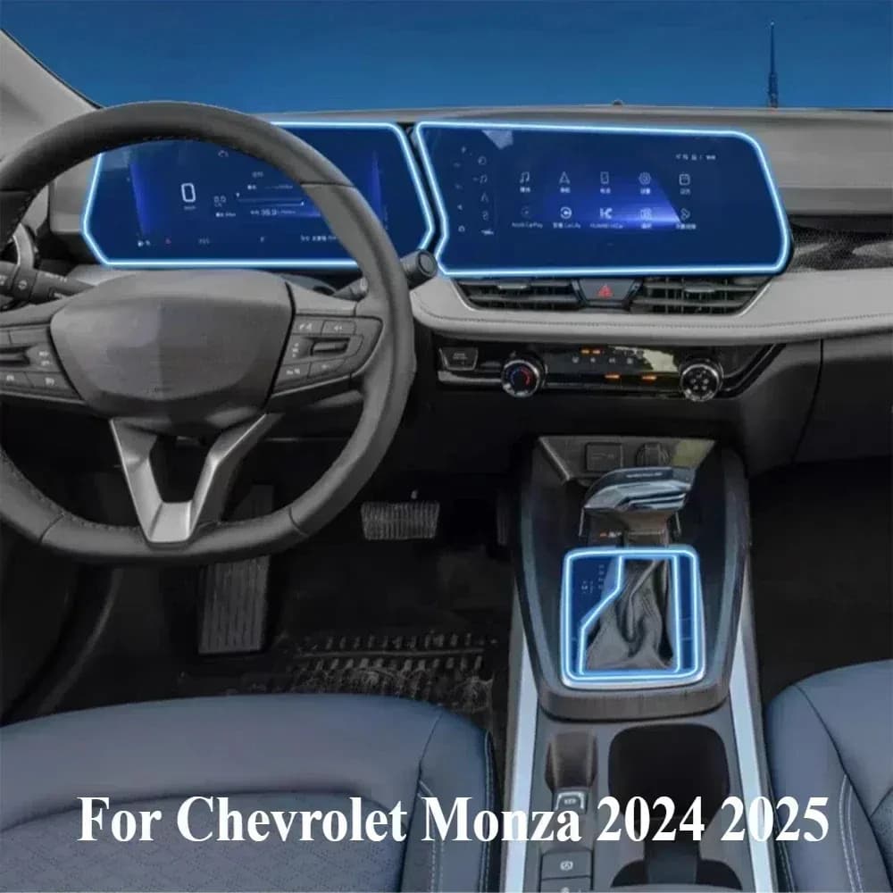 Per Chevrolet Monza 2025 2024 2023 Accessori Pellicola interna Trasparente TPU Pannello ingranaggi Console centrale di navigazione Protezione PPF